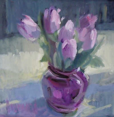 Marion Drummond
Lilac Tulips
30 x 30 cms
£1250