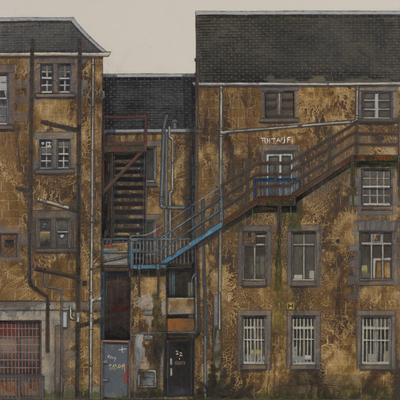 Fire Escapes
Oil on board
40 x 40 cms
£1400
SOLD