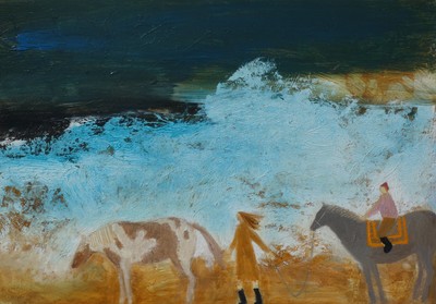 Walking on the Shore
Oil on board  38 x 56 cms
£1800
SOLD