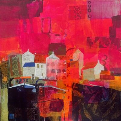 Nicole Stevenson
Pink Sky in the Evening
Mixed media  44 x 44 cms
£1100 