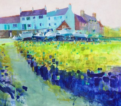 Nicole Stevenson
Cromwell Harbour, Dunbar 
Oil 40 x 36 cms
£540