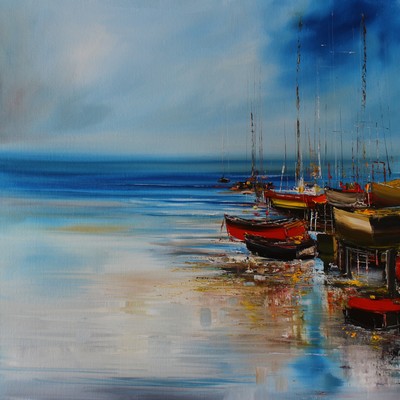 Rosanne Barr
All Ashore
Oil on canvas  60 x 60 cms
£1400