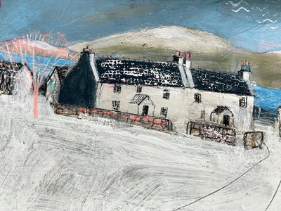 Winter Island Cottages
mixed media on paper 21 x 30 cm	
£395