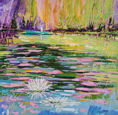 Angus Clark
Lily Pond
oil on canvas 60 x 60 cm
£1100
