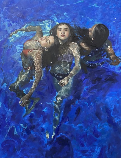 Trio
oil on canvas 120 x 90 cm
£2950