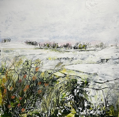 Sandra Moffat
Winter Meadow
acrylic and pastel 40 x 40 cm
£1100