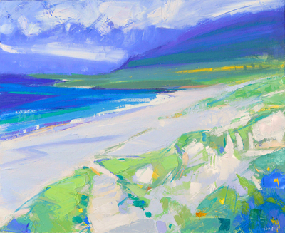 Marion Thomson
The Path to the Shore, Northton, Harris
Oil on canvas 45 x 60 cms
£1250