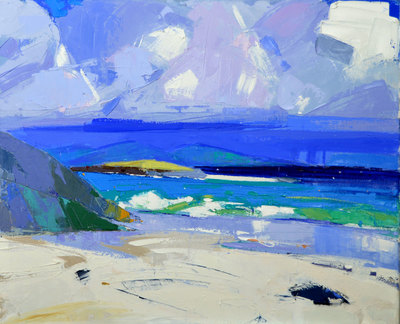 Marion Thomson
Down by the Shore, Iona
Oil on canvas  45 x 55 cms
£1400
