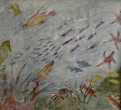 Joyce Gunn Cairns
A Little Bit of Ocean
oil on board 42 x 48 cm
£750