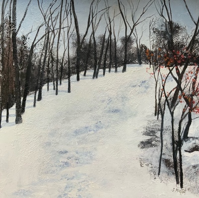 Sandra Moffat
Snow Path
acrylic and pastel 40 x 40 cm
£1100