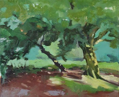 Under the Canopy I
Oil on Mountboard 39 x 47 cm
SOLD