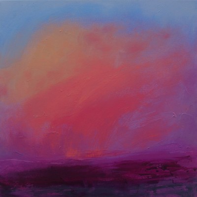 Brilliant Rose Cloud
oil on canvas 40 x 40 cm
£600