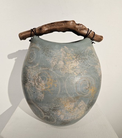 Anne Morrison
Smoked Blue
Handbuilt Raku ceramic h34cm
£295