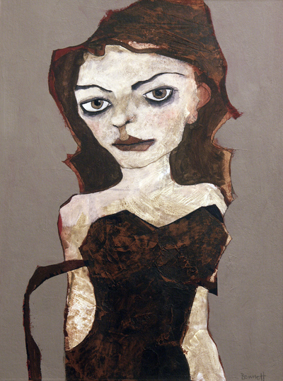 Strapless
acrylic on Fabriano paper
46 x 33 cms
£1750