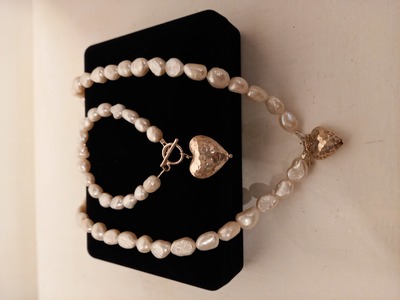 Sarah Anderson
White Freshwater Pearl and Sterling Silver
Necklace £75
Bracelet £45