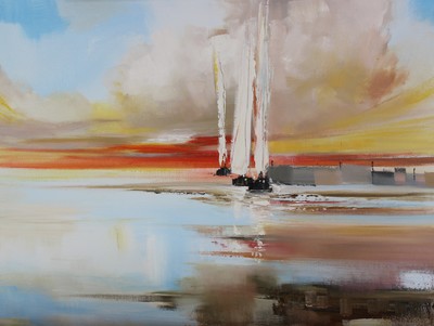 Rosanne Barr
Sails and Cumulus Clouds
Oil 30 x 40 cms
SOLD