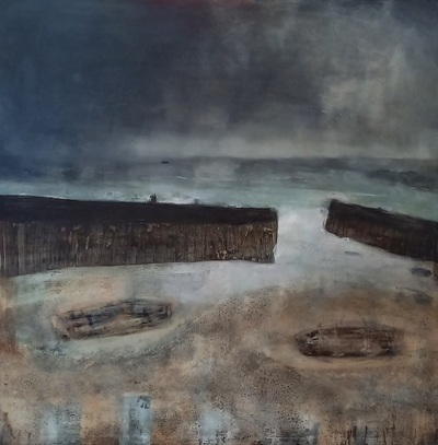 Karen MacWhinnie
Harbour
acrylic on canvas  100 x 100 cms
SOLD