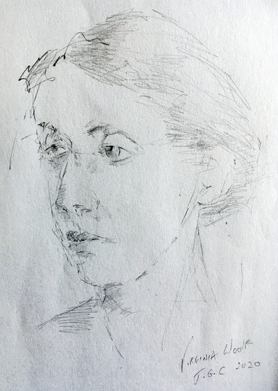 Joyce Gunn Cairns
Virginia Woolf
Pencil 48 x 38 cms
£295