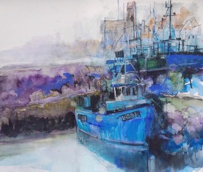 Nicole Stevenson
'Only 6 Lobsters Today', Dunbar
Watercolour  46 x 52 cms
£885