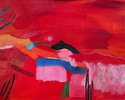 Frank Gallacher
Sunset Song 7
oil on canvas 40 x 50 cm 16x20
£900