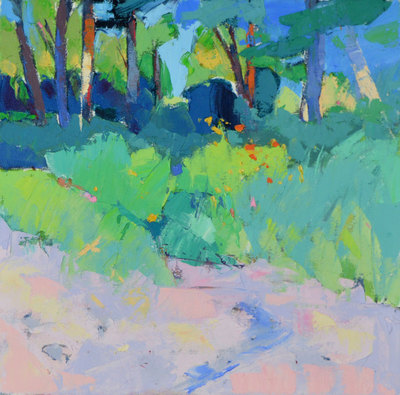 Marion Thomson
Coastal Woodland Isle of Bute   
oil on canvas 30 x 30 cm  
£880