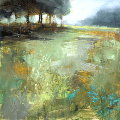 Al Bell
There Amongst the Trees
oil on canvas panel 30 x 30 cm		
£370