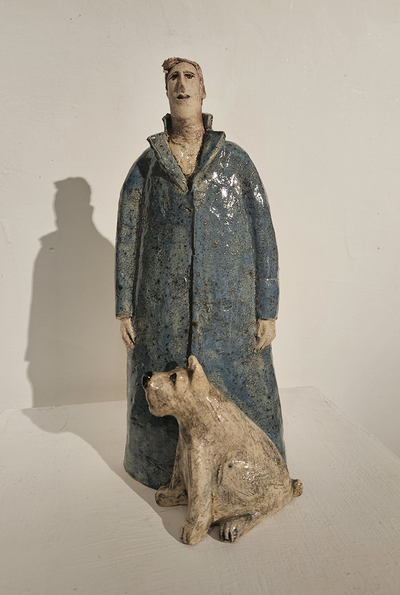 Ludmilla Kosmina
Man's Best Friend
Handpainted ceramic sculpture h31cm
£350