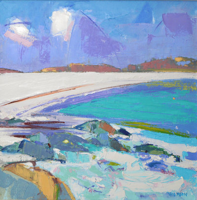 Marion Thomson
The End of the Bay, Iona
oil on canvas  40 x 35 cm
£980