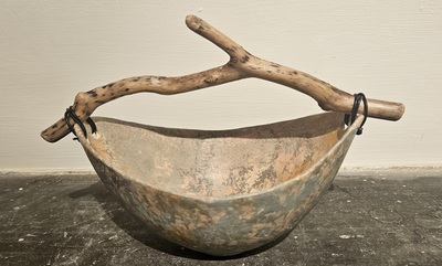 Anne Morrison
Reflections Bowl
ceramic and driftwood
£160