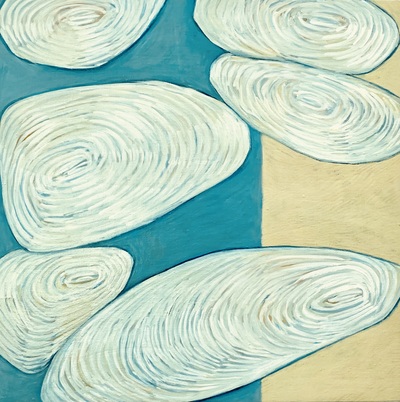 Sarah Kudirka
Tide (Across Oceans)	
oil on canvas 59 x 59 cm		
£850