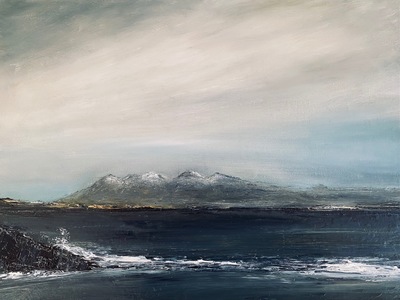 Isle of Rum
oil on canvas  30 x 40 cm 
£650