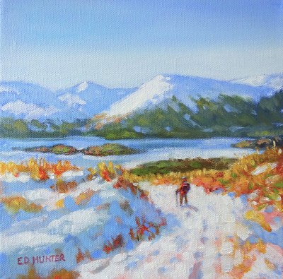 Ed Hunter
Winter on Conic Hill
oil on canvas  20 x 20 cms
£450