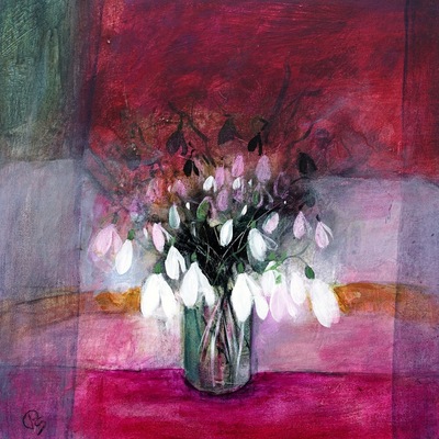 Patricia Sadler
Snowdrops on Pink
Acrylic on canvas 40 x 40 cms
£1100