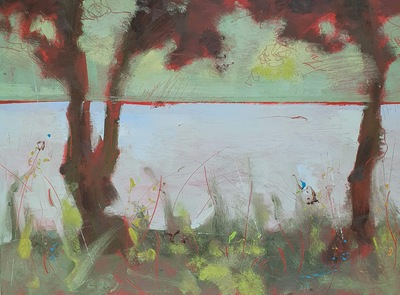 Ghost at the Water’s Edge II
Oil on Mountboard 26 x 34 cm
£540
