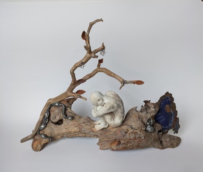 Anne Morrison
Winter Dreaming
wood and ceramic sculpture
£350