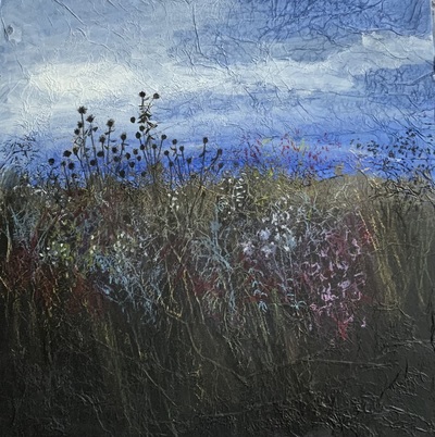 Teasels and Foliage
mixed media  30 x 30 cm
£700