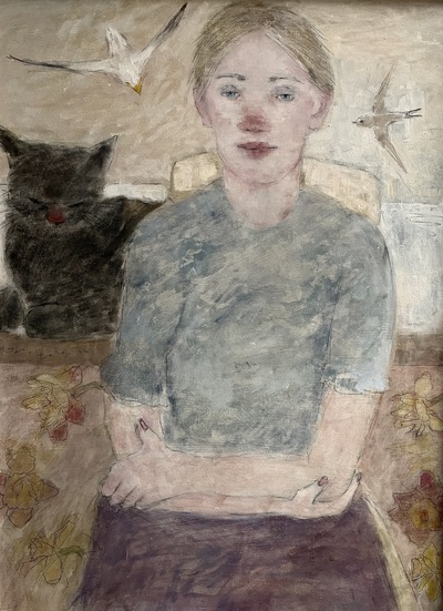 Guardians Between Worlds
Joyce Gunn Cairns
oil on board 74 x 57 cm
£1100
