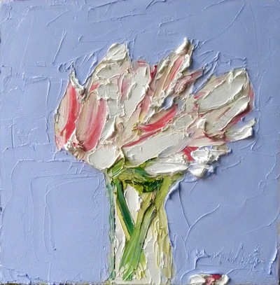 Alison McWhirter
Magnolia Against Lavender Blue
oil on canvas 40 x 40 cm
£2250
