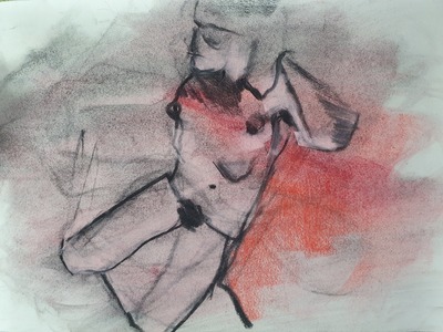 Erinclare Scrutton
Figure 5
charcoal and pastel 45 x 30 cm
£295(unframed)