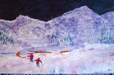 Francis Boag
Last Run, Val D'sere
Acrylic on board  60 x 90 cms
£5500