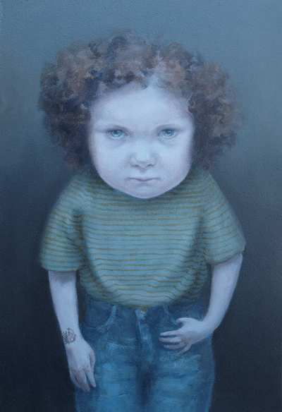 Girl with the Dragon Dabbity
Oil on panel  30 x 20 cms
SOLD