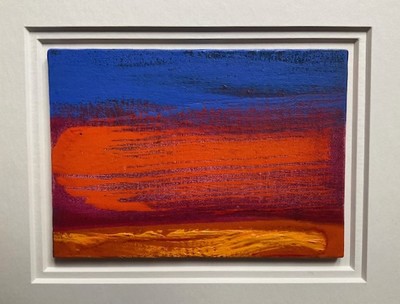 Rowena Comrie
Golden Nights
oil on canvas board 13 x 18 cm 
£350 (unframed)