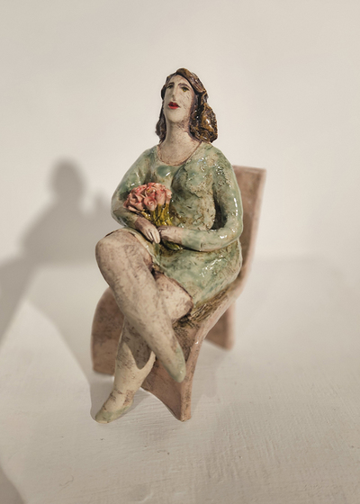 Ludmilla Kosmina
Flower Girl
Handpainted ceramic sculpture h21cm
£290