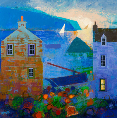 George Birrell
Yachts in the Gloaming
Oil on linen 40 x 40 cms
£2750