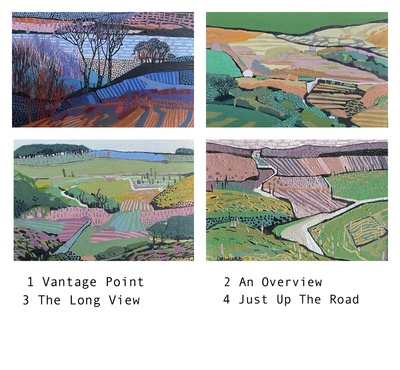 Each 
Oil 13 x 18 cms
£300
Vantage Point - SOLD
The Long View - SOLD 
An Overview - SOLD