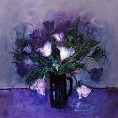 White Tulips
acrylic on canvas  50 x 50 cms
£1400
SOLD