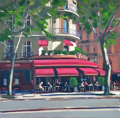 Tony Griffin
Boulevard Haussmann, Paris
Oil on canvas 46 x 46 cms 
£900