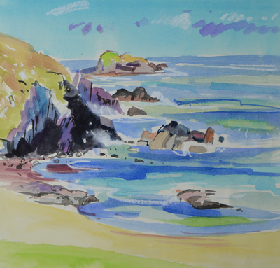 Marion Thomson
Iona Cove
Watercolour  30 x 30 cms
£410