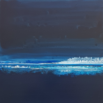Naomi Rae
Twilight Tide, Isle of Arran
Indian ink on board 20 x 20 cms
£325