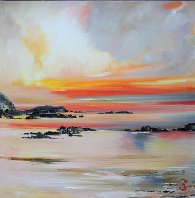 Rosanne Barr
Clouds Lit by Sunset
oil on canvas
50 x 50 cms
£890